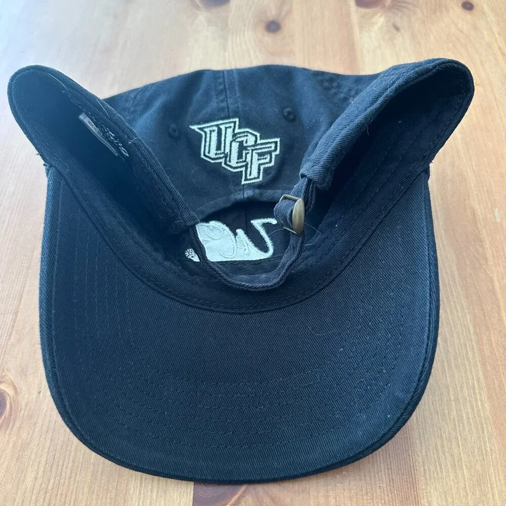 UCF Knights Hat Captivating Headwear Black Adjustable Strapback UCF Logo - Picture 3 of 4